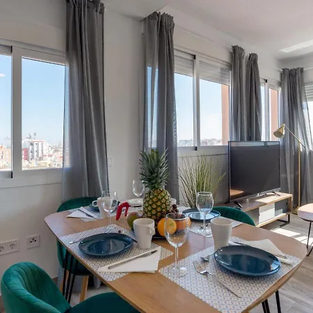 Magnifico ático Terraza Con Vistas 2hab Ac Málaga